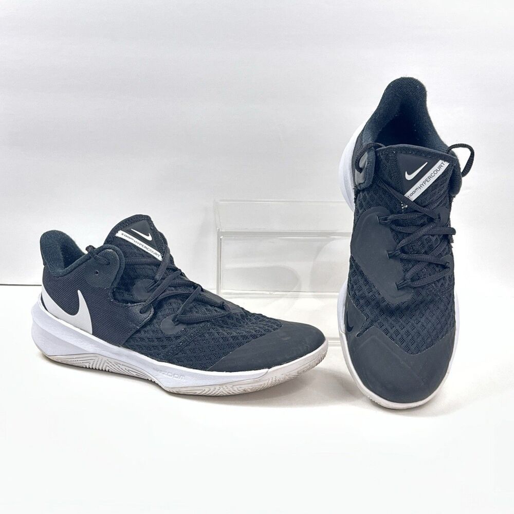 Nike Zoom HyperSpeed Court Volleyball Shoes Mens  7 Black White CI2964-010